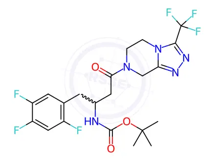 Chemical structure of Sitagliptin Phosphate Impurity 288