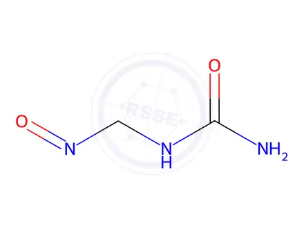 Chemical structure of Nitrosomethyl Urea