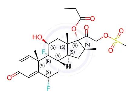 Chemical structure of Halobetasol Propionate Impurity 8