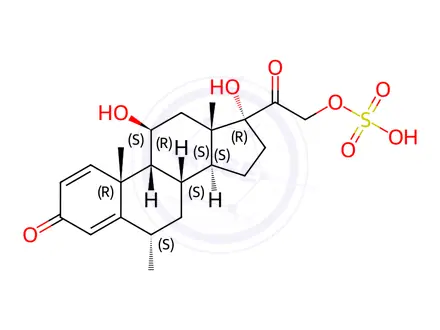 Chemical structure of Prednisolone Impurity 49