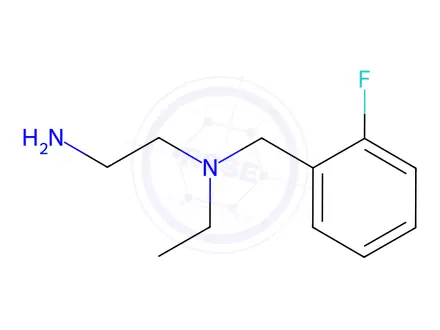 Chemical structure of N1-Ethyl-N1-(2-fluorobenzyl)ethane-1,2-diamine