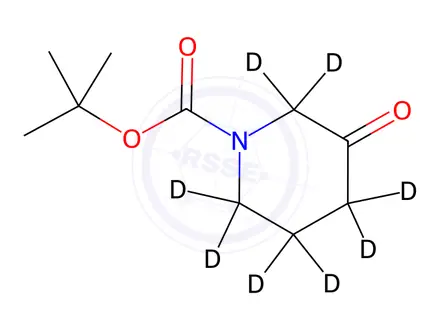 Chemical structure of Ibrutinib Impurity 58-d8
