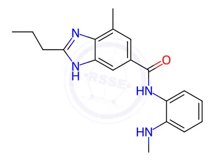Chemical structure of Telmisartan Impurity 34