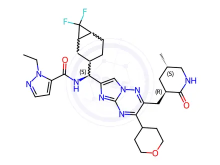 Chemical structure of Voriconazole Impurity 125