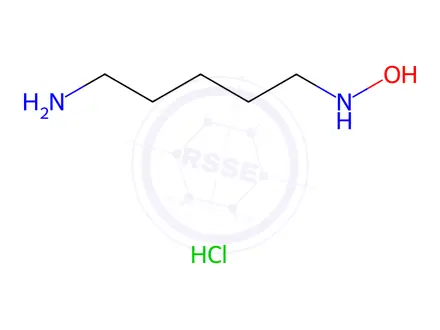 Chemical structure of 5-(Hydroxyamino)pentan-1-amine dihydrochloride
