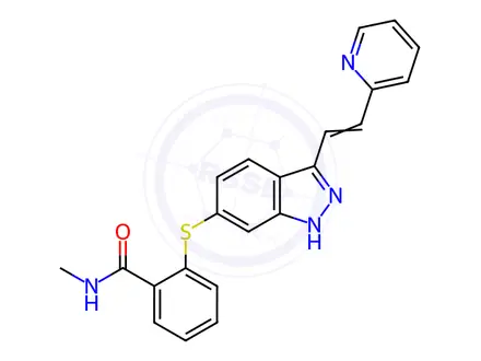 Chemical structure of Axitinib Impurity 3