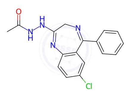 Chemical structure of Diazepam Impurity 17
