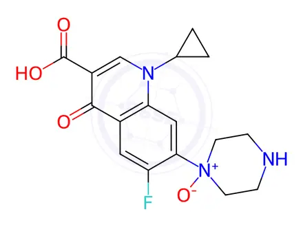 Chemical structure of Ciprofloxacin Impurity 15