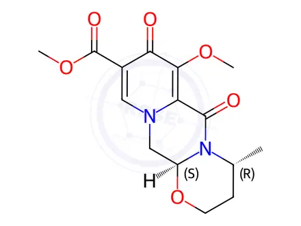 Chemical structure of Dolutegravir Sodium Impurity 56
