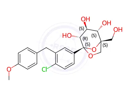 Chemical structure of Ertugliflozin Impurity 26