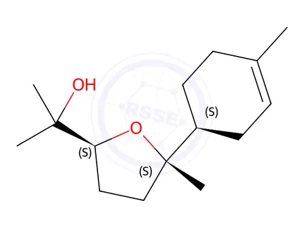 Chemical structure of Bisabolol Oxide B