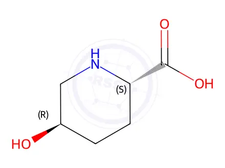 Chemical structure of (2S, 5R)-5-Hydroxy-Pipecolic Acid