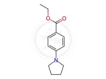Chemical structure of Ethyl 4-(pyrrolidin-1-yl)benzoate