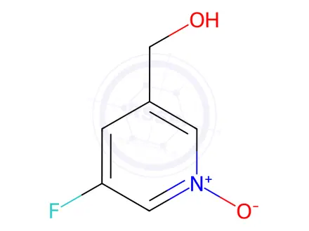 Chemical structure of 3-Pyridinemethanol, 5-fluoro-, 1-oxide (9CI)