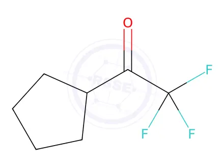 Chemical structure of 1-cyclopentyl-2,2,2-trifluoroethan-1-one