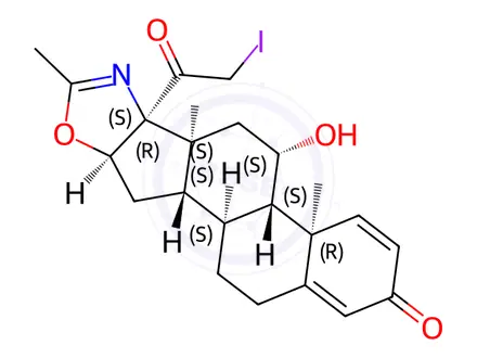 Chemical structure of Deflazacort Impurity 12
