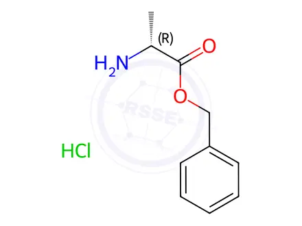 Chemical structure of Benzyl (2r)-2-aminopropanoate hydrochloride