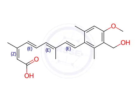 Chemical structure of Acitretin Impurity 4