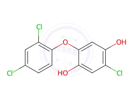 Chemical structure of Triclosan Impurity 1