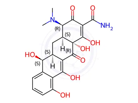 Chemical structure of Minocycline Impurity 1