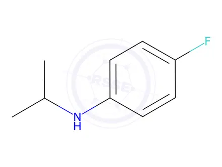 Chemical structure of 4-Fluoro-N-isopropylaniline