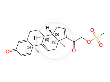 Chemical structure of Budesonide Impurity 95