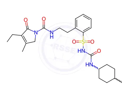 Chemical structure of Glimepiride Impurity 12
