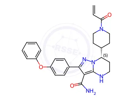 Chemical structure of Zanubrutinib