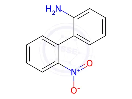 Chemical structure of 2AMINO2NITROBIPHENYL