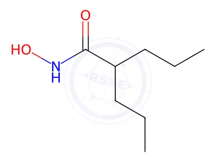 Chemical structure of Valproic acid hydroxamate