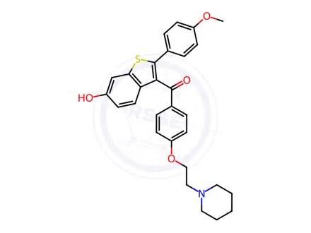 Chemical structure of Raloxifene Impurity 12