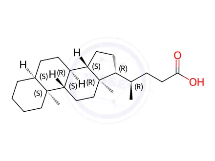 Chemical structure of Allocholic Acid Impurity 30
