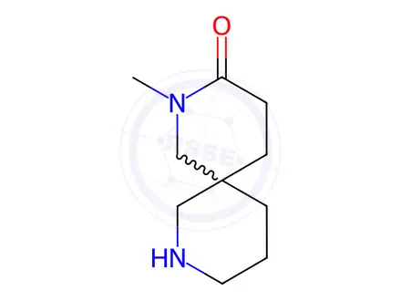 Chemical structure of 2-methyl-2,8-diazaspiro[5.5]undecan-3-one dihydrochloride hydrate