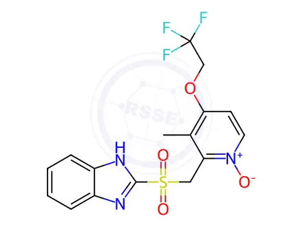 Chemical structure of lansoprazole Impurity 2