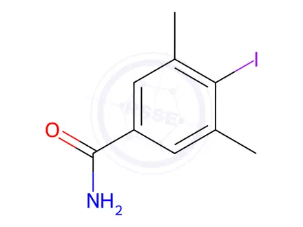 Chemical structure of 4-Iodo-3,5-dimethyl-benzamide