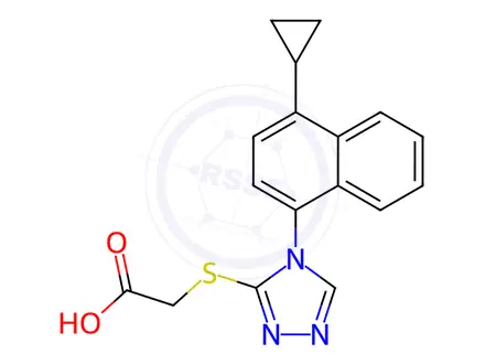 Chemical structure of Lesinurad Impurity 7