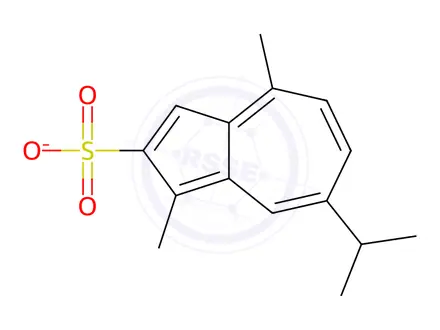 Chemical structure of Sodium Gualenate Impurity 9(Sodium salt)