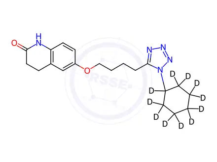 Chemical structure of Cilostazol-d11
