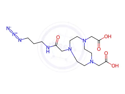 Chemical structure of NO2A-Azide trihydrochloride