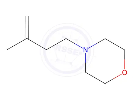 Chemical structure of Morpholine, 4-(3-methyl-3-butenyl)-(9CI)