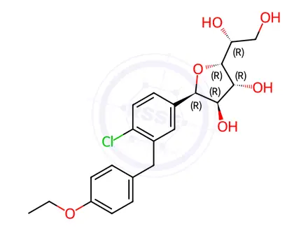 Chemical structure of Dapagliflozin Impurity 92