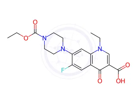 Chemical structure of Norfloxacin EP Impurity H