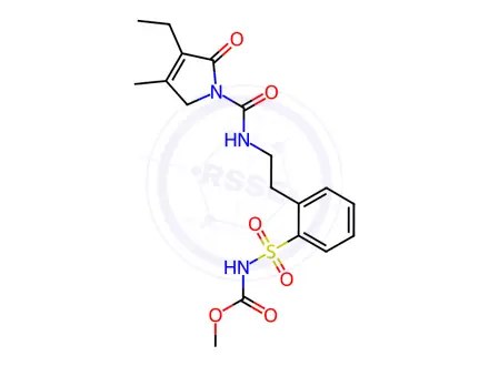 Chemical structure of Glimepiride Impurity F