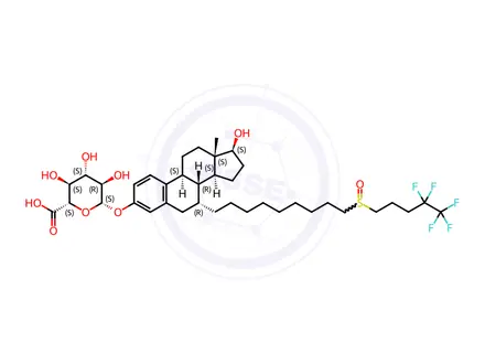 Chemical structure of Fulvestrant 3-b-D-Glucuronide