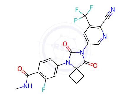 Chemical structure of Apalutamide Impurity 1