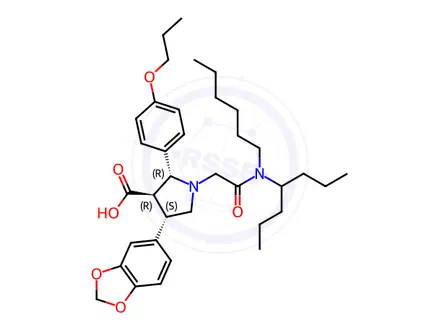Chemical structure of Atrasentan Hydrochloride Impurity 124