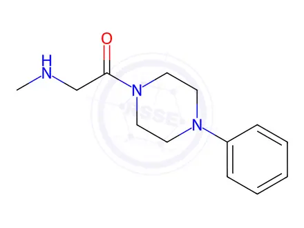 Chemical structure of 2-(Methylamino)-1-(4-phenylpiperazin-1-yl)ethan-1-one