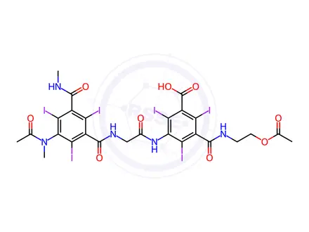 Chemical structure of Ioxaglic Acid-Impurity G