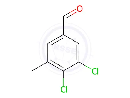 Chemical structure of Benzaldehyde, 3,4-dichloro-5-methyl-
