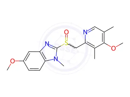Chemical structure of Esomeprazole Impurity 49